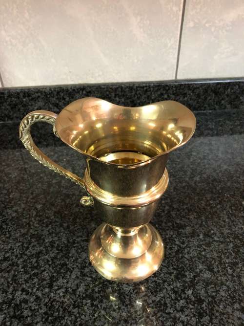 Solid brass pitcher/mug
